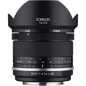 سلسلة Rokinon II 14 مم F2. عدسة بزاوية عريضة مختومة من أجل Canon M (SE14-M)
