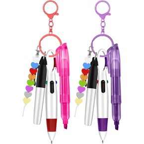 PLIFAL 8PCS PENS PEN SET SET BADGE CELLER Accessories Clip - Order of Blood Draw Beads Retractable Mini Pen BEL DERATION THELIPERTRING WORTING FORTH