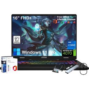MSI Computer GF63, NVIDIA GeForce GTX 1650 Graphics, 15.6" 8GB 256GB Intel Core i5-10300H X4 2.5GHz Win10, Black