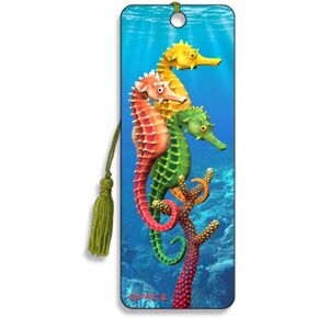 3D Royce Bookmark - Seahorses - بواسطة ArtGame (تغيير اللون)