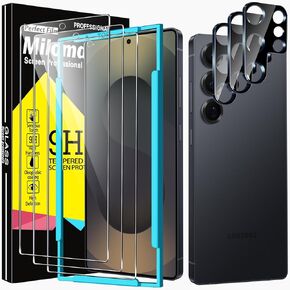 Milomdoi [10 في 1 لهاتف iPhone 14 Pro Max حافظة شفافة مع 3 قطع من ملحقات واقي الشاشة 3 قطع غطاء عدسة الكاميرا واقي نحيف ورقيق ولطيف وحافظات هاتف Funda مناسبة مع MagSafe للنساء والرجال