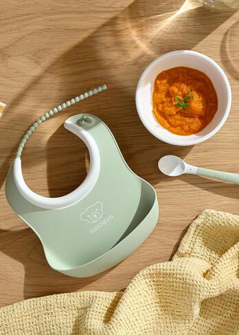 BabyBjörn Baby Feeding Set, 3 pcs, Powder Blue in Kuwait