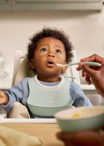 BabyBjörn Baby Feeding Set, 3 pcs, Powder Blue in Kuwait