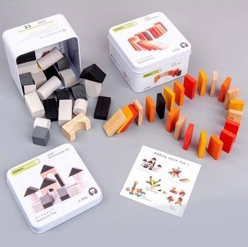 Educational Montessori Wooden Travel Toys for Kids! Perfect Roadtrip Toys, Travel Toys, Compact Summer Travel Essentials, On-The-Go Fun, Portable Toddler Toys - Tangram in Saudi Arabia