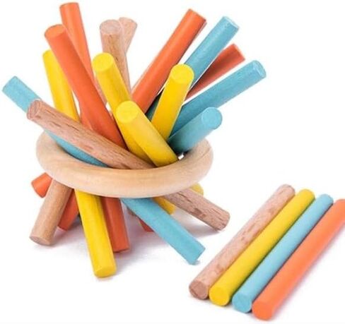 Educational Montessori Wooden Travel Toys for Kids! Perfect Roadtrip Toys, Travel Toys, Compact Summer Travel Essentials, On-The-Go Fun, Portable Toddler Toys - Tangram in Saudi Arabia