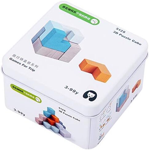 Educational Montessori Wooden Travel Toys for Kids! Perfect Roadtrip Toys, Travel Toys, Compact Summer Travel Essentials, On-The-Go Fun, Portable Toddler Toys - Tangram in Saudi Arabia
