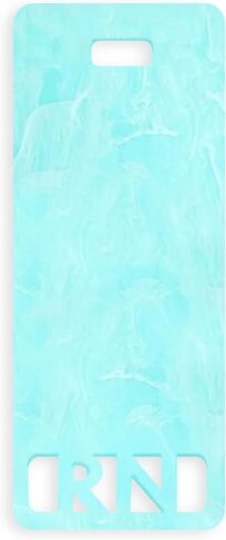 Extended RN Badge Buddy Vertical Cute Registered Nurse Badge Buddy Colorful and Glitter Acrylic RN Card Perfect Size for Extended Nursing ID (Light Pink Pearl) in Saudi Arabia
