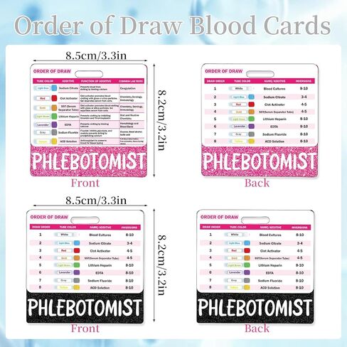 شارة Phlebotomist قابلة للسحب - بكرة شارة بضع الفصح مع حبات البطاقة المرجعية ترتيب حاملي شارات السحب مع مقطع معرف لممرضة العمل RN الهدايا phlebotomist in Kuwait