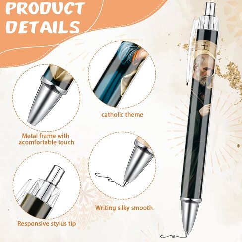 Halloween Ballpoint Pens Set - 16 Pcs Glitter Ghost Pumpkin Pens Bat Black Cat Smooth Writing Ball Point Pen Halloween Holiday Gifts for Women Men Home Party Office Stationery School Supplies in Saudi Arabia