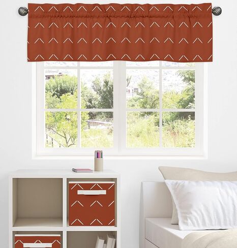 Sweet Jojo Designs Pastel Rainbow Window Treatment Valance - Blush Pink, Purple, Teal, Blue and White in Kuwait