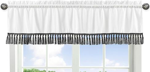 Sweet Jojo Designs Pastel Rainbow Window Treatment Valance - Blush Pink, Purple, Teal, Blue and White in Saudi Arabia