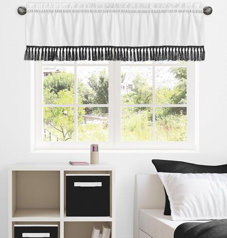 Sweet Jojo Designs Pastel Rainbow Window Treatment Valance - Blush Pink, Purple, Teal, Blue and White in Saudi Arabia