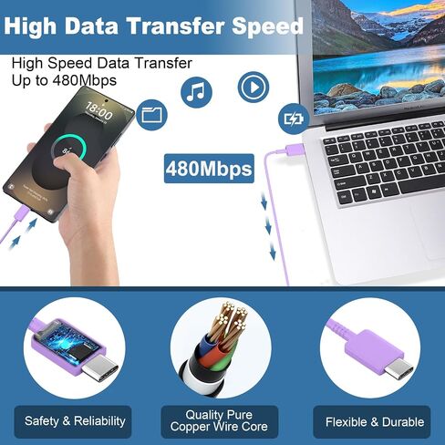 S23 S22 Ultra Super Fast Charger Type C,10FT Type C Charger Cable Fast Charging with 25W USB C Fast Wall Charger Block for Samsung Galaxy S23 Ultra/S23/S23+/S22/S22Ultra/S22+/S21/S20 /Note 10 20 Ultra in Kuwait