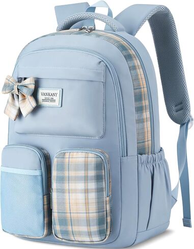 Girls Backpack, Women Laptop Backpacks 15.6in for College Students Elementary Middle High School Bag Teens Cute Kids Bookbags Back Pack, Blue in Saudi Arabia