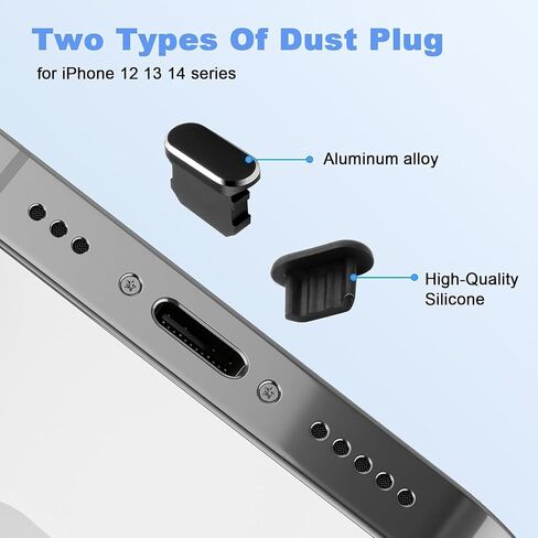 USB C Dust Plug for iPhone 15 16 Series, USB C Port Cover Phone Speaker Cover, Phone Charging Port Cleaner for Samsung Galaxy S23, S22 Ultra S21 FE S20, Note 20 and All Type-C Devices in Kuwait