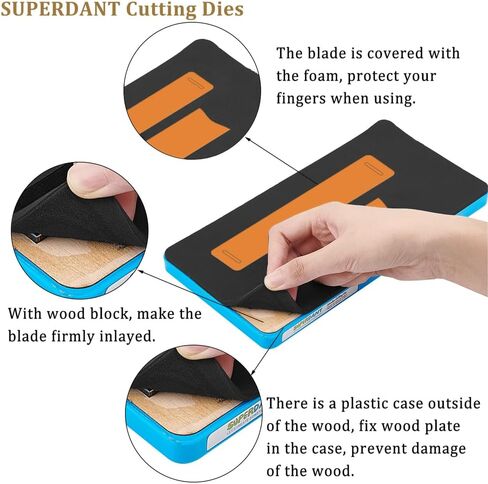 SUPERDANT Leather Notebook Pen Holder Cutting Dies Pencil Holder Die Cutter DIY Crafts Wooden Cutting Dies Pencil Sleeve Case Pouch Dies for Journals Planners Books Pen Bag Protective Sleeve Cover in Saudi Arabia