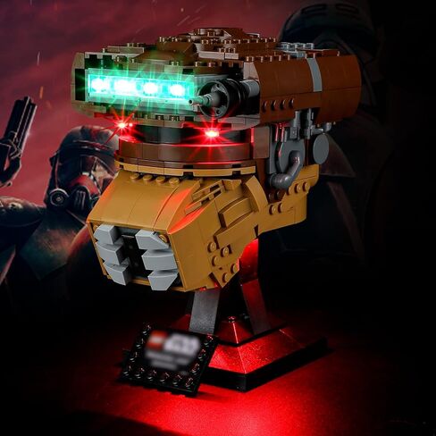 Vaodest LED Light for Lego Scout Trooper Helmet 75305 Model,Design and Configuration Compatible with Model 75305 (LED Light Only, Not Building Block Kit) in Kuwait
