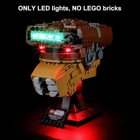 Vaodest LED Light for Lego Scout Trooper Helmet 75305 Model,Design and Configuration Compatible with Model 75305 (LED Light Only, Not Building Block Kit) in Kuwait
