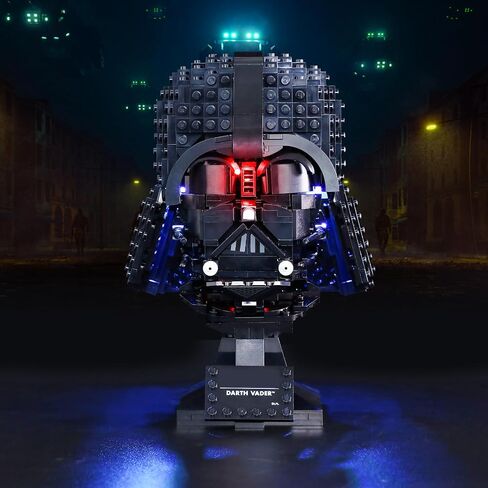 Vaodest LED Light for Lego Scout Trooper Helmet 75305 Model,Design and Configuration Compatible with Model 75305 (LED Light Only, Not Building Block Kit) in Saudi Arabia