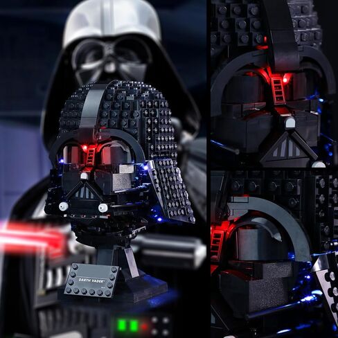 Vaodest LED Light for Lego Scout Trooper Helmet 75305 Model,Design and Configuration Compatible with Model 75305 (LED Light Only, Not Building Block Kit) in Saudi Arabia
