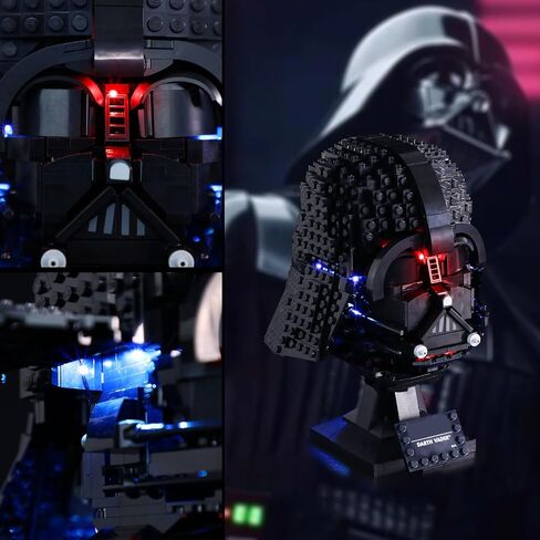 Vaodest LED Light for Lego Scout Trooper Helmet 75305 Model,Design and Configuration Compatible with Model 75305 (LED Light Only, Not Building Block Kit) in Saudi Arabia