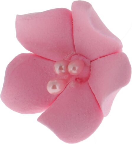 Global Sugar Art Blossom Sugar Wedding Cake Flowers White with Pearl Stamens, Unwired, 100 Count by Chef Alan Tetreault in Kuwait
