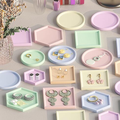uxcell 2 Pcs Hexagon Small Coaster Silicone Resin Mould, Tray Moulds for Resin Casting, Epoxy Resin Moulds for Coasters Trays DIY Art Cup Bowl Mats, Candle Holder, Home Decoration, White in Saudi Arabia