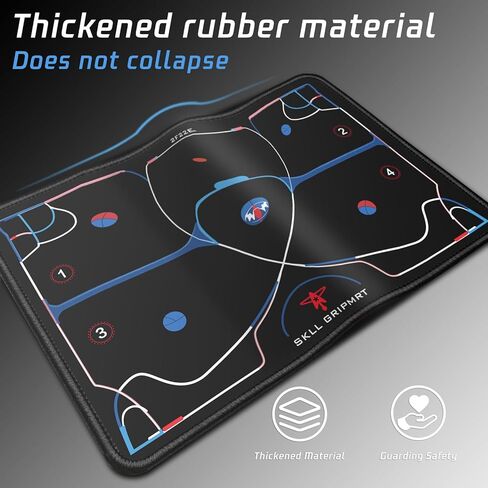 Presents Basketball Footstep Training Mat, Basketball Footwork Mats for Training, Basketball Train Mat for All Levels - Portable Non-Slip Equipment to Enhance Agility, Jumps and Control in Kuwait