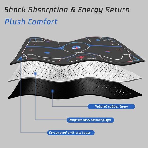 Presents Basketball Footstep Training Mat, Basketball Footwork Mats for Training, Basketball Train Mat for All Levels - Portable Non-Slip Equipment to Enhance Agility, Jumps and Control in Kuwait