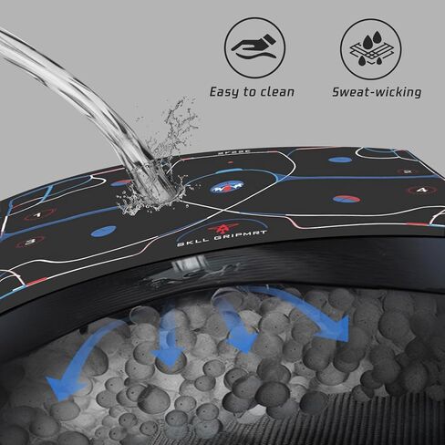 Presents Basketball Footstep Training Mat, Basketball Footwork Mats for Training, Basketball Train Mat for All Levels - Portable Non-Slip Equipment to Enhance Agility, Jumps and Control in Kuwait