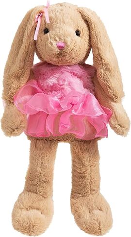 HollyHOME Ballet Bunny Stuffed Animal Plush Rabbit in Gauzy Dress Cute Easter Bunny Doll for Kids 21 inch Pink in Saudi Arabia