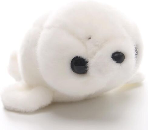 8 Inch White Sea Lion Plush Toy Stuffed Animal in Kuwait