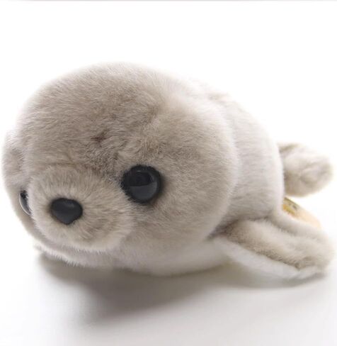 8 Inch White Sea Lion Plush Toy Stuffed Animal in Kuwait