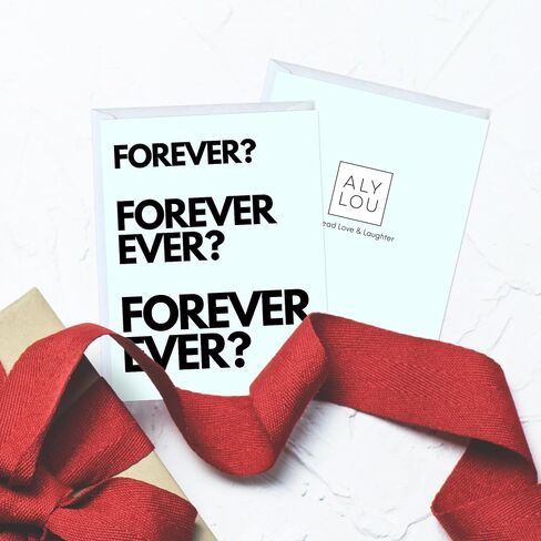 ALY LOU Funny Wedding Card, Engagement Bridesmaid Bachelorette Cards for Bride/Groom, Bridal Wedding Shower, For Him/Her, Couple, Congratulations Greeting Cards (Long and Happy Marriage - Wiener Dog) in Saudi Arabia