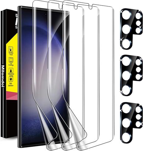 Milomdoi [10 in 1 for iPhone 14 Pro Max Case Clear with 3 Pack Screen Protector Accessories 3 Pack Camera Lens Cover Protective Slim Thin Cute Phone Cases Funda Suitable with MagSafe Women Men in Kuwait
