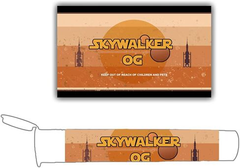 100pcs Adhensive Labels Paper Stickers for 116mm Pre-roll Tubes 6 * 10CM (spa-Sticker, 6 * 10cm) in Saudi Arabia