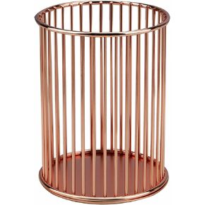 Pen Pencil Holder, Metal Wire Pen Pencil Cup Holders for Desk Cute Organizer, Makeup Brushes Cup Holder Organizer, 1PC Golden, by XieNie