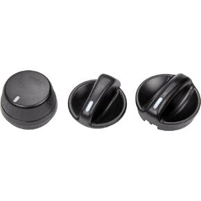 Dorman 76881 Temperature Control Knob Assortment Compatible with Select Honda Models, 3 Piece