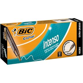 BIC Cristal Xtra Bold Ballpoint Pens, Bold Point (1.6mm) For Vivid And Dramatic Lines, Assorted Colors, 24-Count Pack