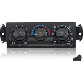 599-218 Climate Control Module, Heater A/C Climate Control Panel HVAC Switch Compatible with 1999-2002 Chevy Avalanche Suburban Silverado 1500 2500 3500 Tahoe, GMC Yukon Sierra 1500 2500 3500