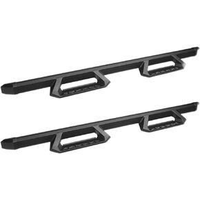 Armordillo 8704547 Flare Drop Steps Bars - Matte Black Fits 2007-2018 Chevy Silverado/GMC Sierra 1500 2008-2018 2500/3500 Crew Cab