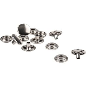 Taylor Made Products 401 Marine Female Snap Fastener - Pack of 6,Silver