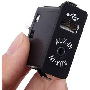 USB AUX Input Socket Switch Fit For BMW E81 E87 E90/F10 F12 E70 E82 F10 84109237653