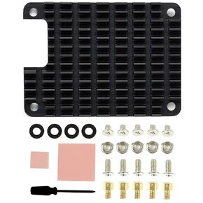 Dedicated All-in-One 3007 Cooling Fan for Raspberry Pi Compute Module 4 (CM4),PWM Speed Adjustable Low Noise More Convenient, with Thermal Tapes