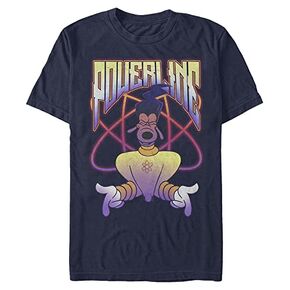 Disney Big & Tall Goofy Movie Powerline JAM Men's Tops Short Sleeve Tee Shirt, Navy Blue Heather, 4X-Large Tall
