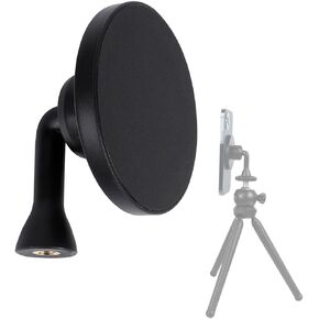 Magnetic Phone Tripod Mount Adapter with 1/4"-20 Hole Compatible with MagSafe for iPhone 15 14 13 12 Plus Pro Max Mini Series,Magsafe Case, Selfie Stick