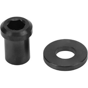 Alloy Bike C Brake Caliper Nuts,M6x10mm Rust Protection Light Weight Small Road Bike C Clamp Fixed Nuts for Replacement Parts(Black)