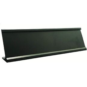 Desktop Office Nameplate Holder (2-Pack, 8" x 2")