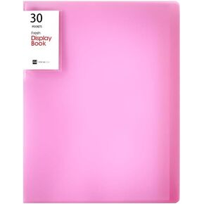 مجلد عرض الكتب A4 30 جيوب مجلدات مشروع العرض التقديمي غطاء ناعم وردي in Kuwait