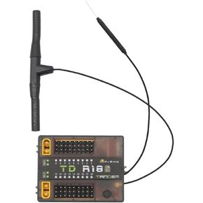 FrSky 2.4G 900M Tandem Dual-Band Receiver TD R18 Receiver with 18CH Ports